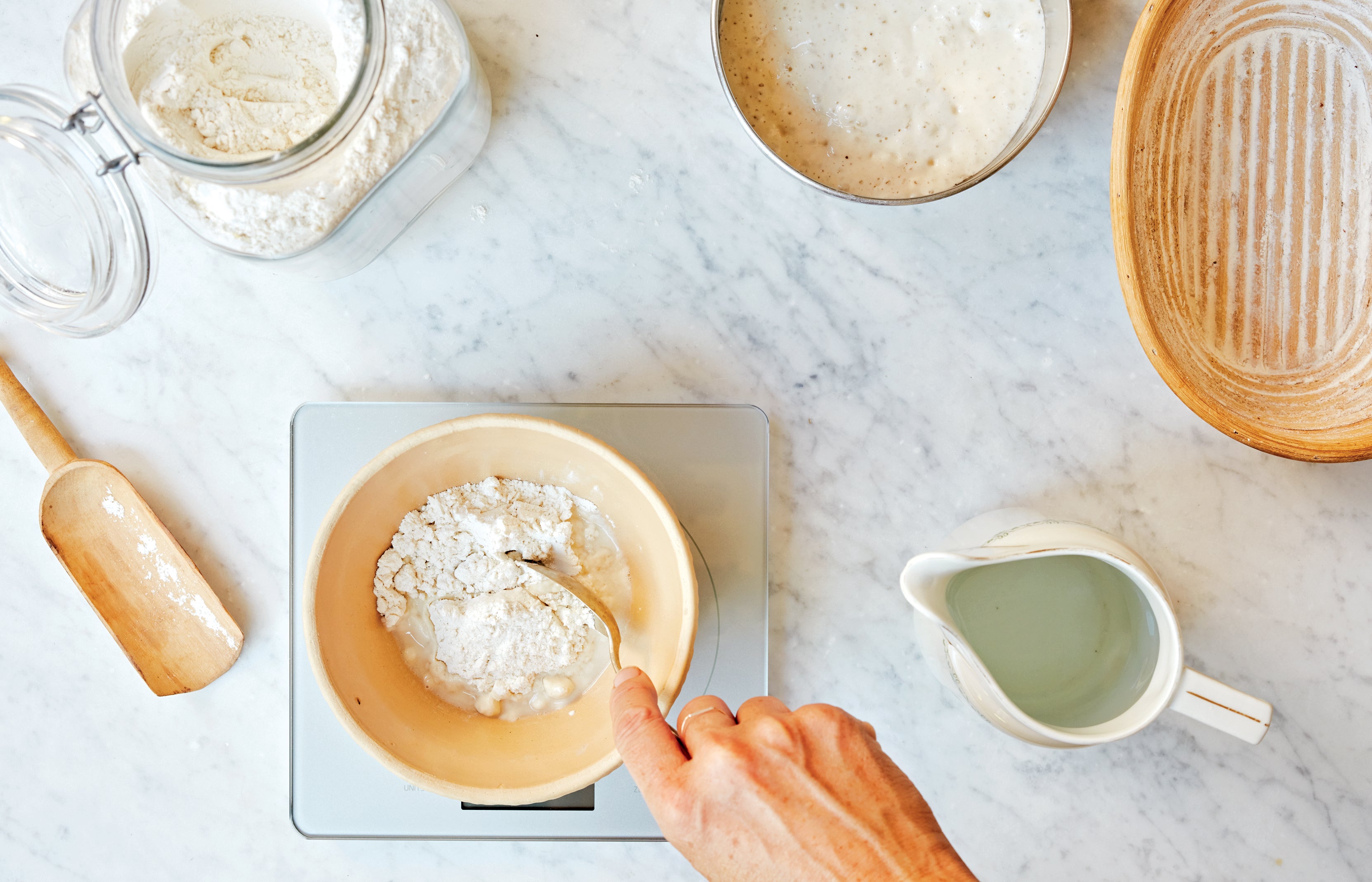a simple sourdough starter taste