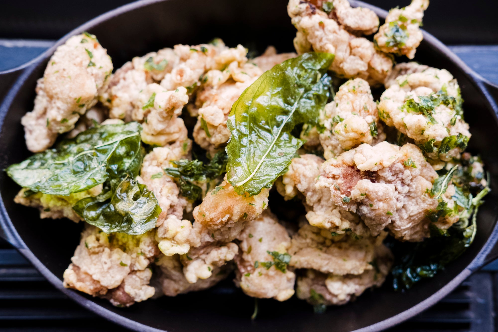 Taiwanese Fried Chicken With Basil TASTE
