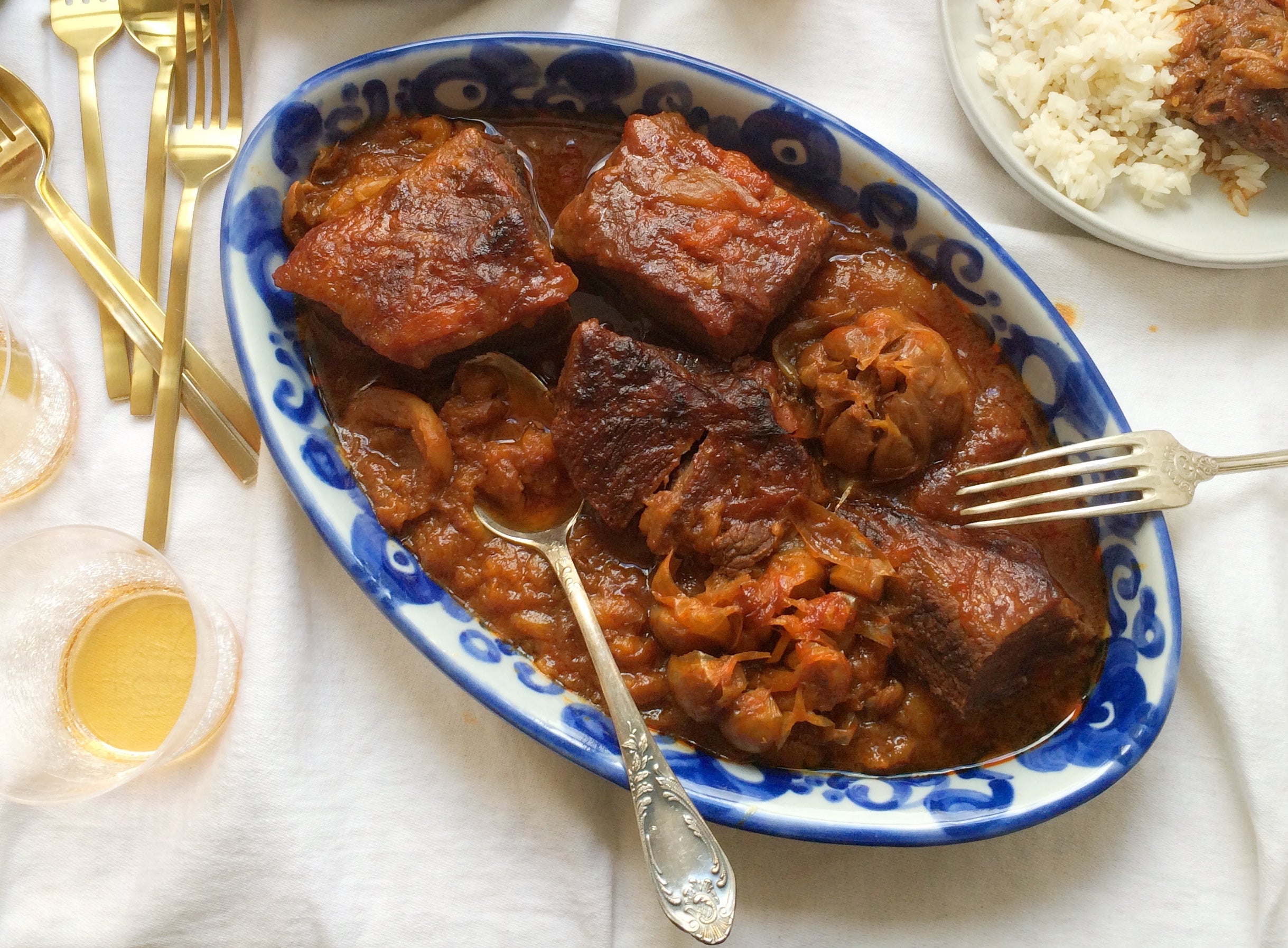 TASTE SlowCooked Brisket with Apricots and Harissa TASTE