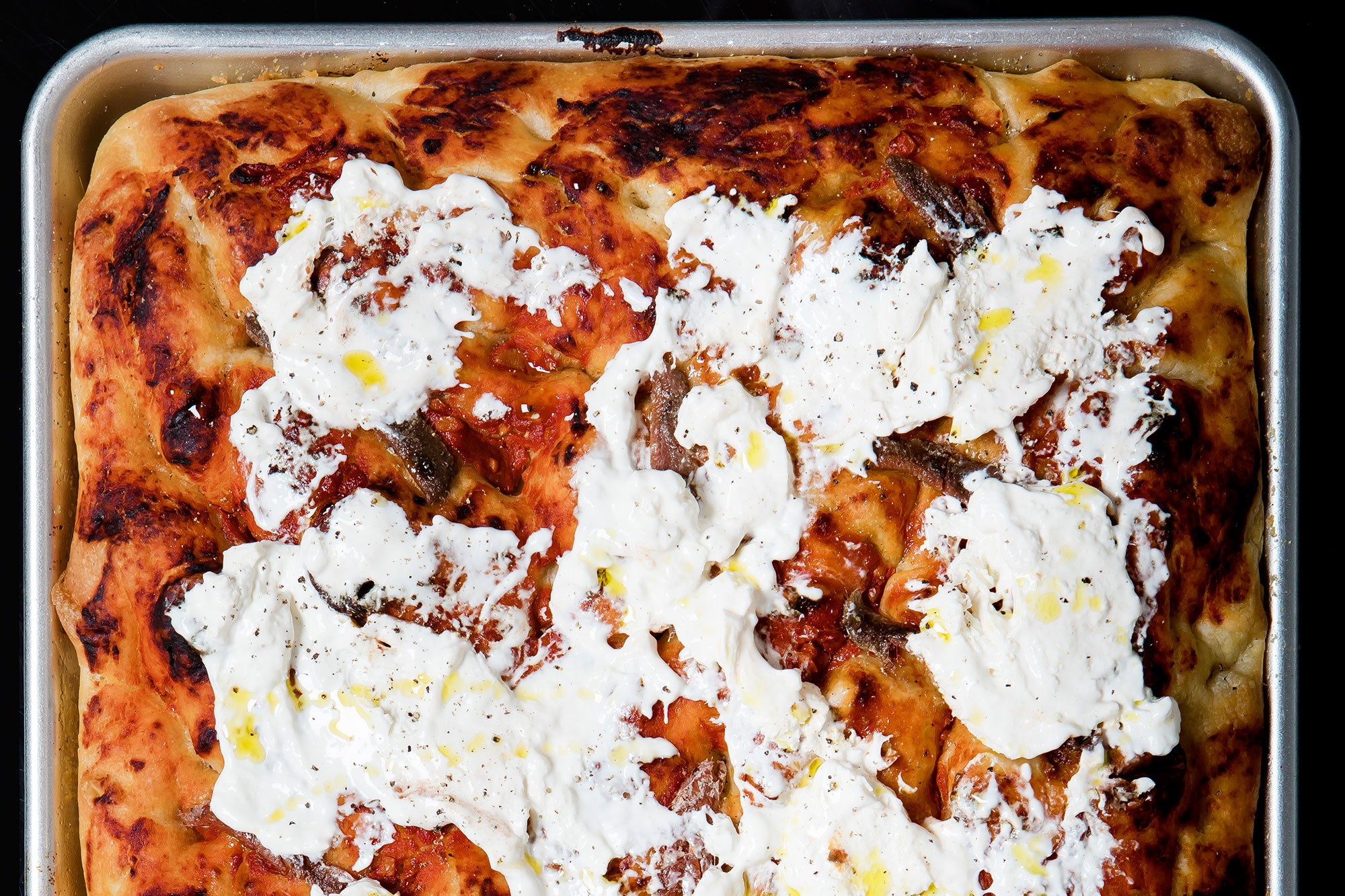 TASTE ArticleHomemadeBurattaAnchovyFocacciaBreadRecipe TASTE