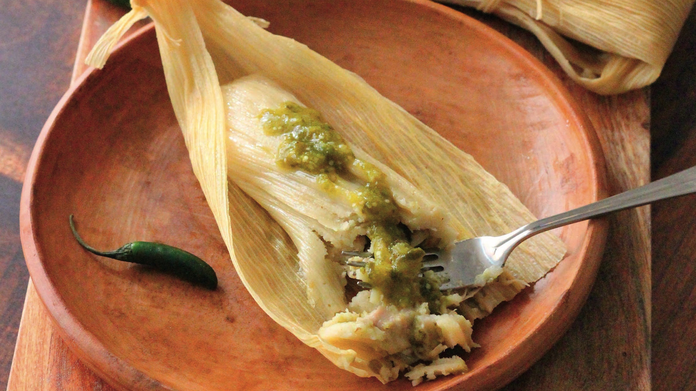 Tamales De Pollo En Salsa Verde Chicken In Green Salsa Tamales Taste