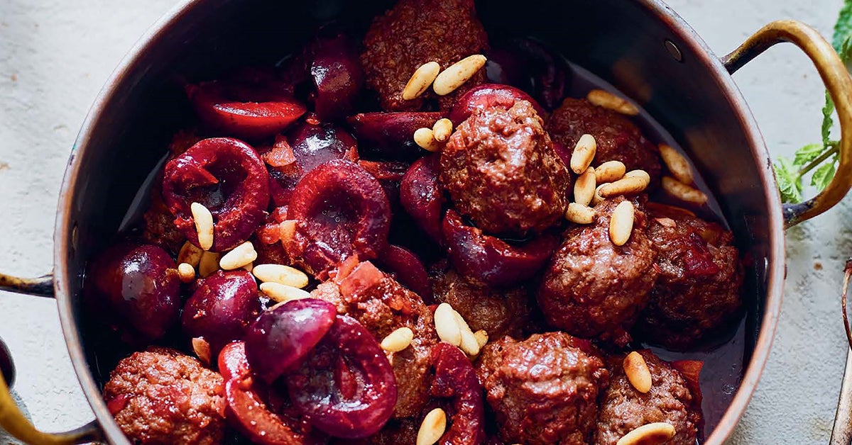 
                            Kebab Karaz: Lamb Kebabs with Cherries | TASTE
                    -image